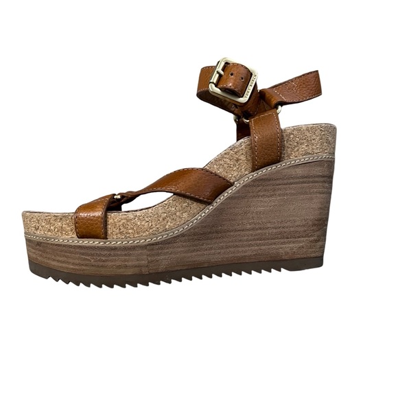 Tory Burch EUC wedge sandal size 9.5 - Picture 5 of 16